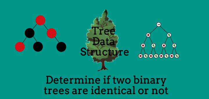 Determine if two binary trees are identical or not